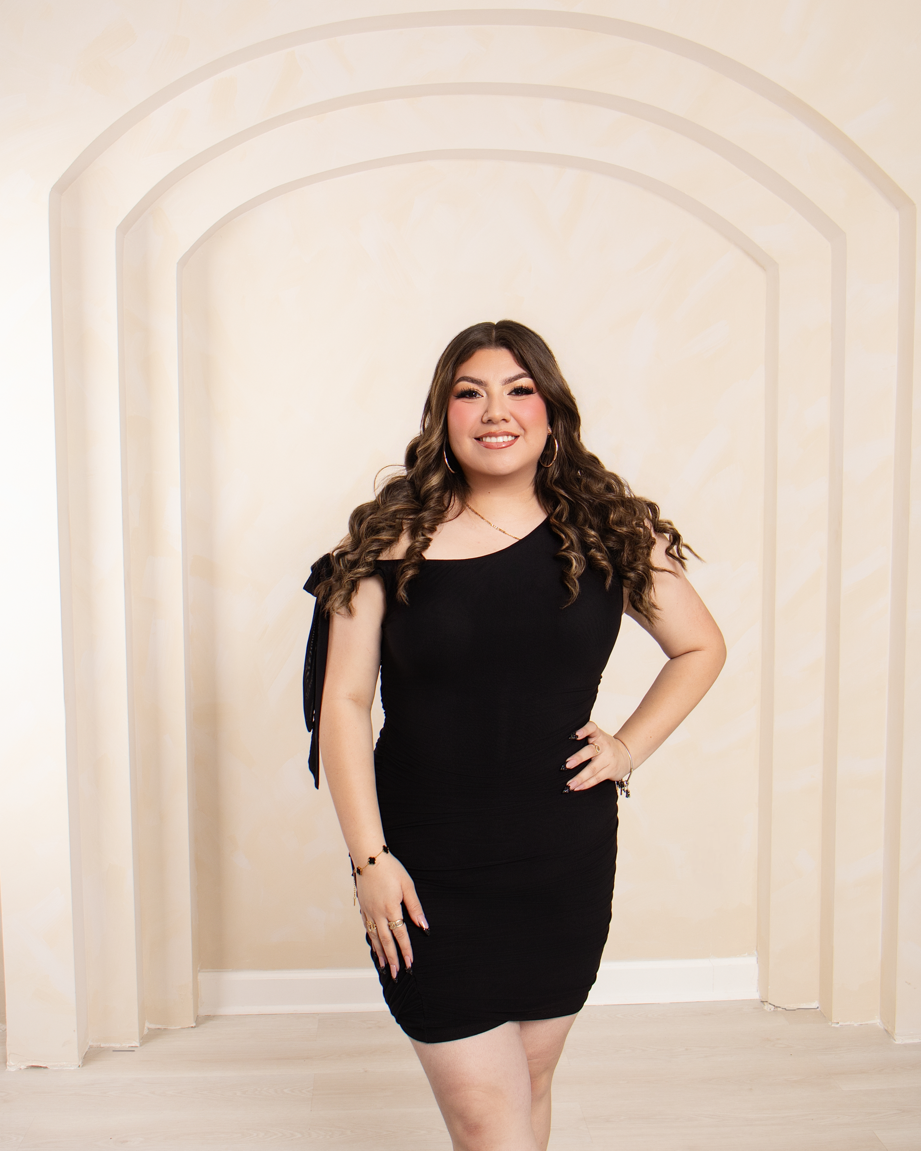 Quinceañera glam makeup by Emily Gonzalez